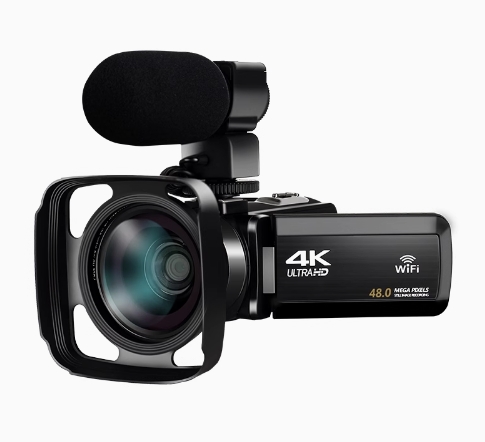 数码摄像机4K高清专业带WiF家用旅游DV录像机V...